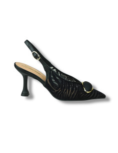 DESTALONADO EZZIO FLOCADO SAFARI NEGRO 56045